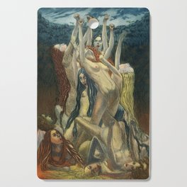 Revolte -1900 - Carlos Schwabe Cutting Board