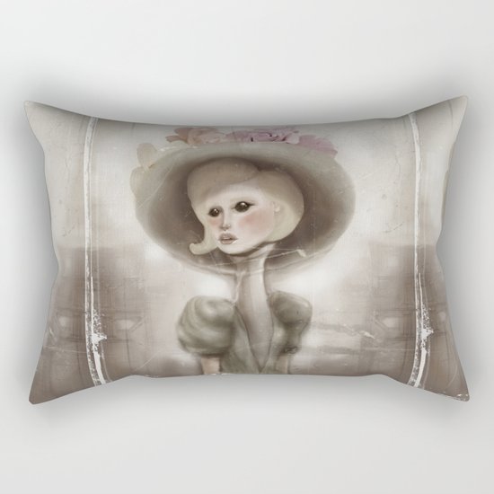 Bloom in the City Rectangular Pillow