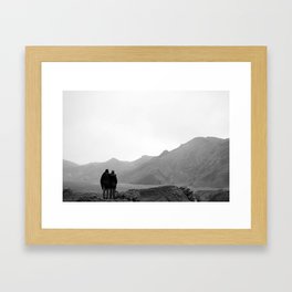  Mountain B&W - Iceland Framed Art Print