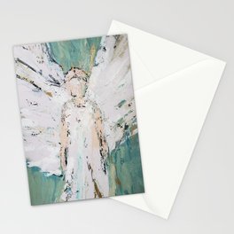 Abstract Angel Painting Stationery Card
