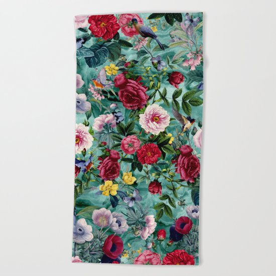 Surreal Garden Beach Towel