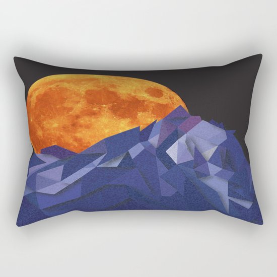 Night Mountains No. 20 Rectangular Pillow