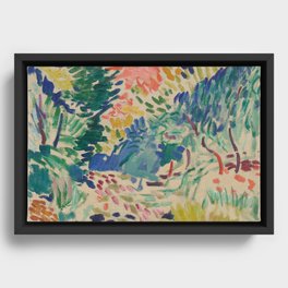 Landscape at Collioure by Henri Matisse Framed Canvas