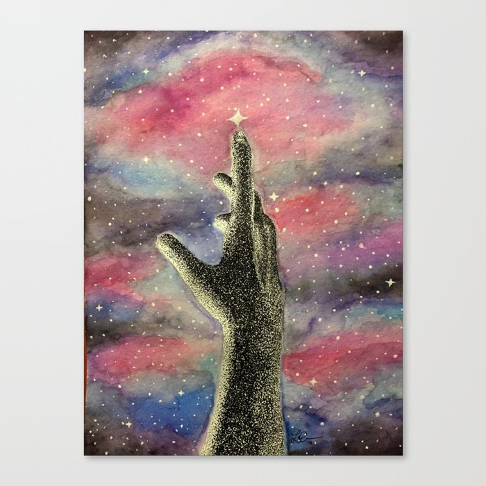 Reach For The Stars Canvas Print By Sketchingnonsense Society6