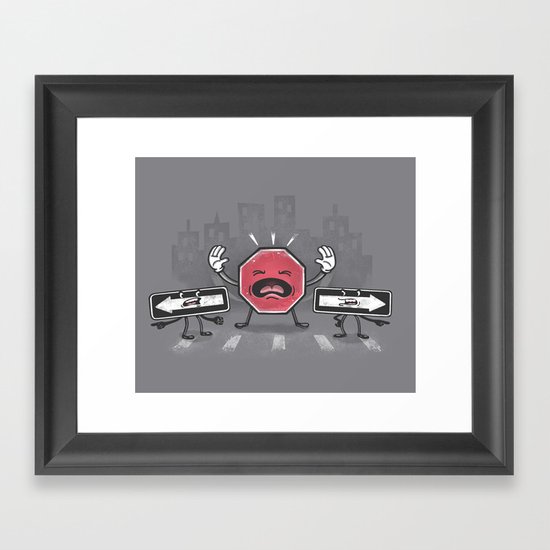 Sign Language Framed Art Print