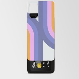 Double Rainbow in Very Peri Android Card Case