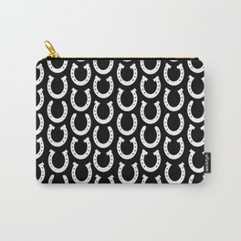 White Horseshoes Carry-All Pouch
