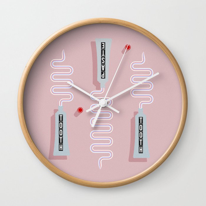 Toothpaste Wall Clock