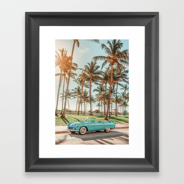 Miami Beach Framed Art Print