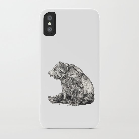 Bear // Graphite iPhone Case
