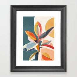 Colorful Branching Out 01 Framed Art Print