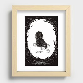 be like the squirrel girl Recessed Framed Print