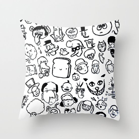 Comic Sans Throw Pillow