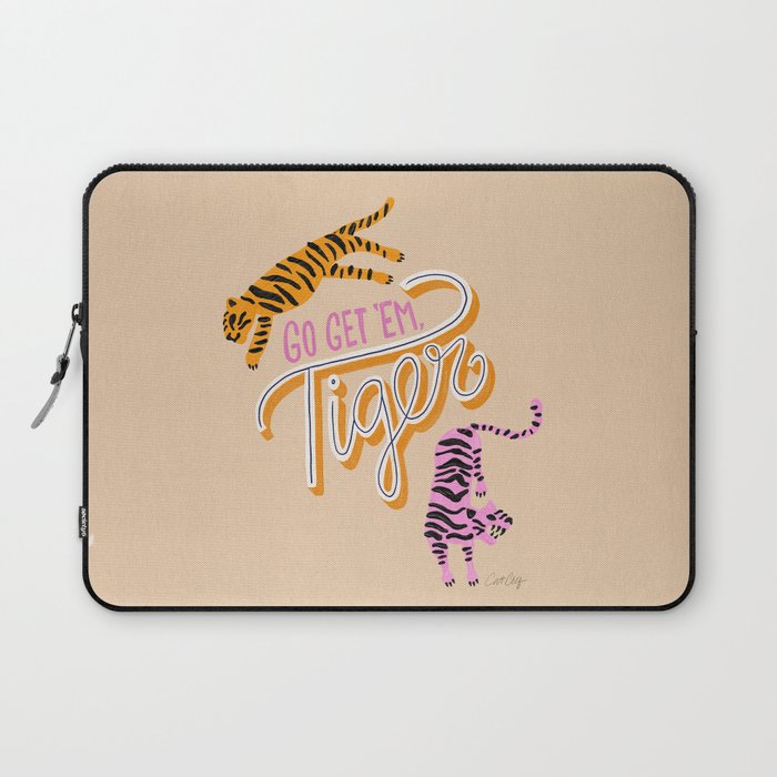 Go Get 'Em Tiger – Melon Laptop Sleeve