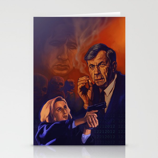 I Want To Believe - Cigarette Smoking Man - Trust No One - The Truth Is Out There Stationery Cards