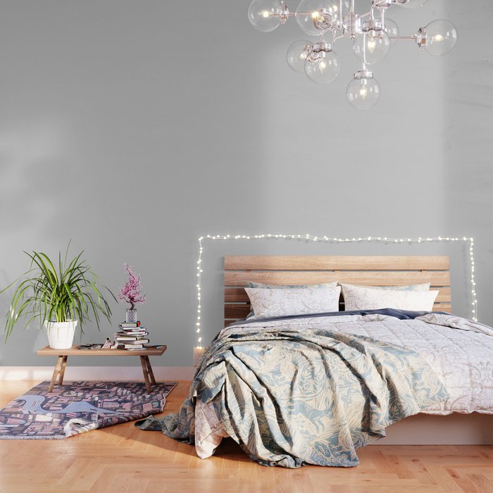 Light Grey Plain Color Wallpaper By Kars54 Society6