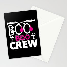 Boo Boo Crew Halloween Nurse Stationery Card