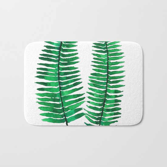 sword fern Bath Mat