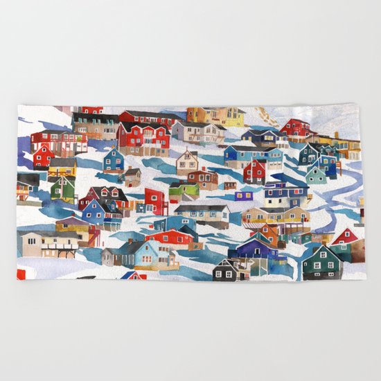 Qaqortoq Beach Towel