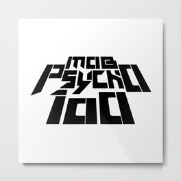 MobPsycho 100 Metal Print