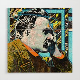 Friedrich Nietzsche Wood Wall Art