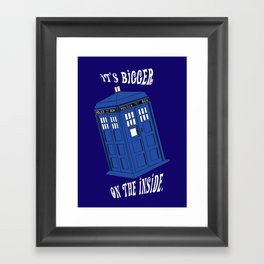 Doctor Who TARDIS Framed Art Print