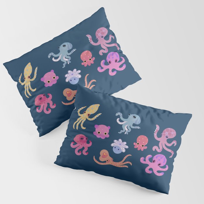 Octopus - dark Pillow Sham