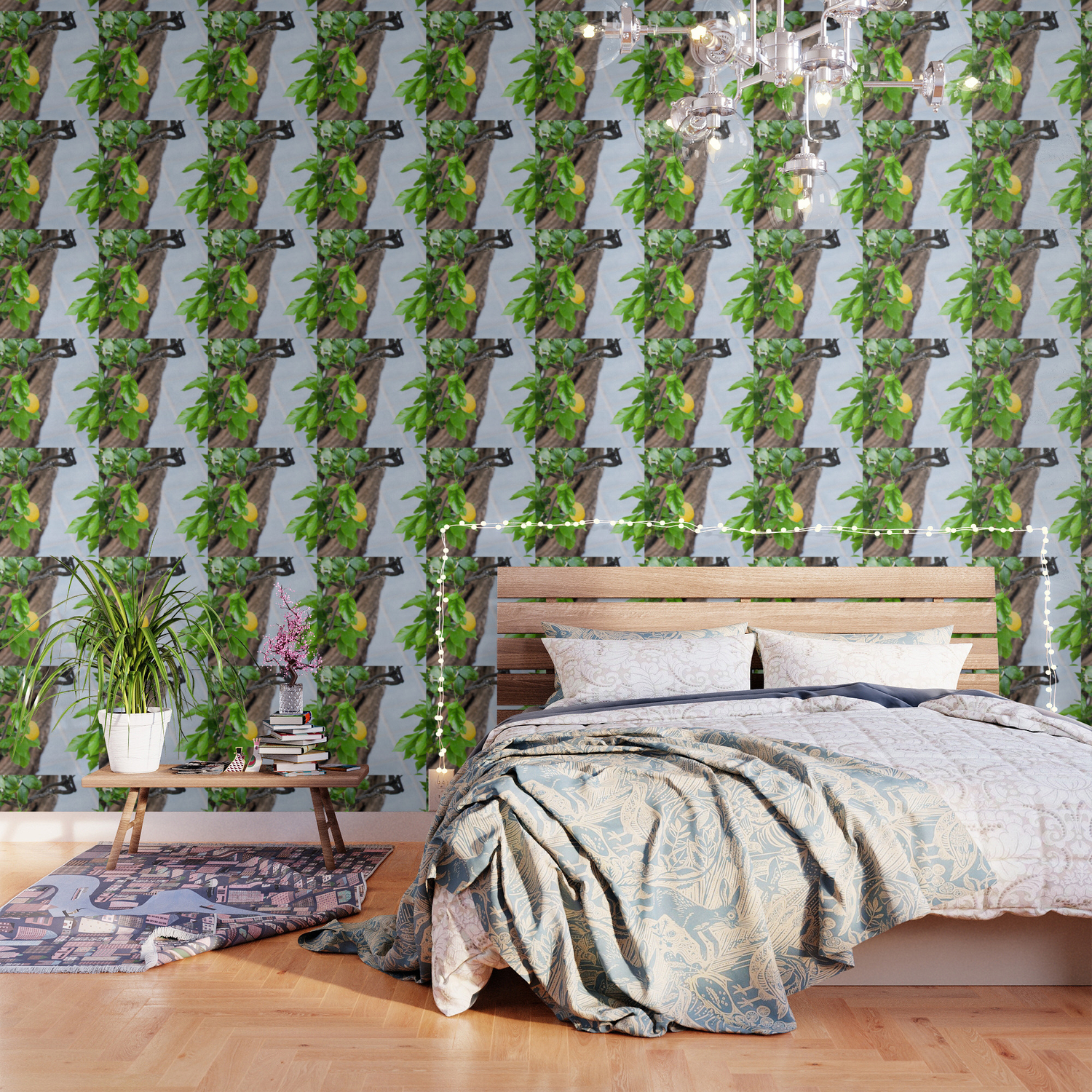 Italian Lemon Tree Wallpaper By Umeimages Society6