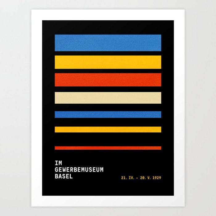 Stripes | Bauhaus V Art Print