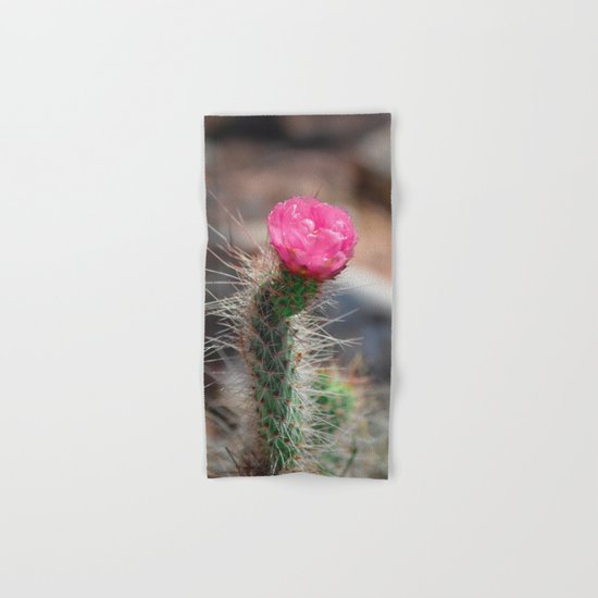 Blooming Cactus Hand & Bath Towel