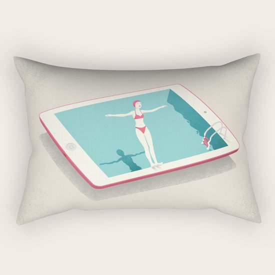 Happiness Rectangular Pillow