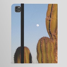 Mexico Photography - Cactuses In The Late Night Evening iPad Folio Case