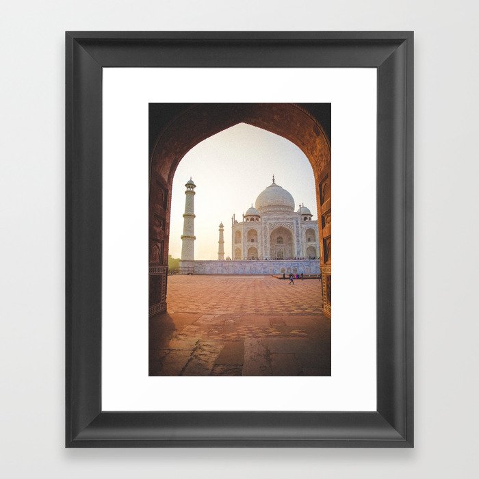 Taj Mahal | India agra | Travel photography Framed Art Print