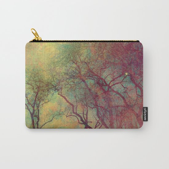Tree Silhouette, Autumn Sunset Carry-All Pouch
