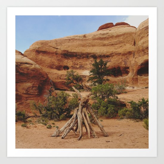 Small Teepee Art Print