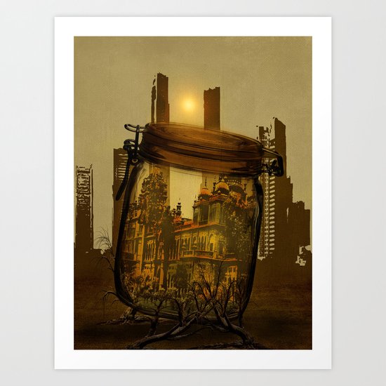 The last vintage city. Art Print