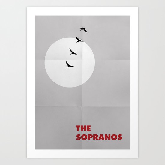 The Sopranos Minimalist Poster Art Print