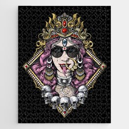 Gothic Hindu Goddess Kali Jigsaw Puzzle