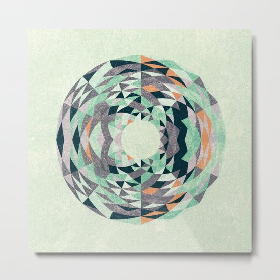 Center Metal Print