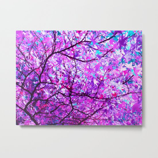 purple tree XX Metal Print