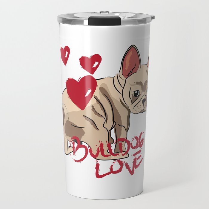 French Bulldog Love Travel Mug