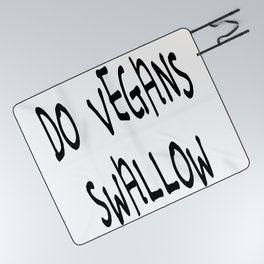 Do Vegans Swallow Philosophical Carnivore Question Picnic Blanket