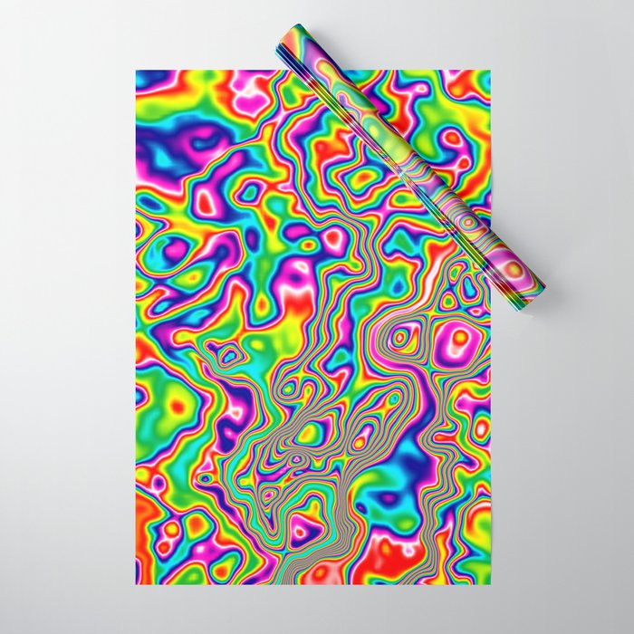 rainbow wrapping paper