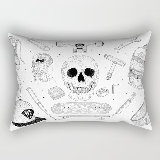 SK8 5tuff Rectangular Pillow