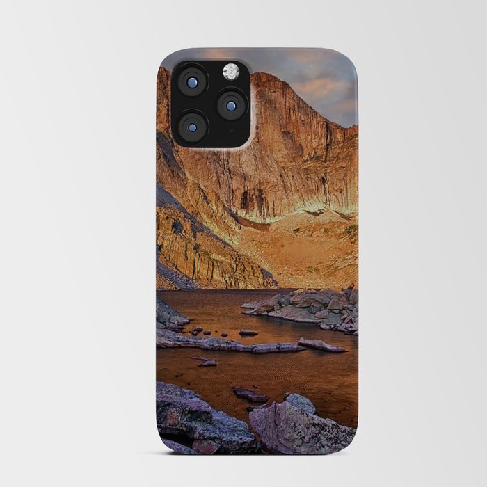 First Light at Chasm Lake iPhone Card Case