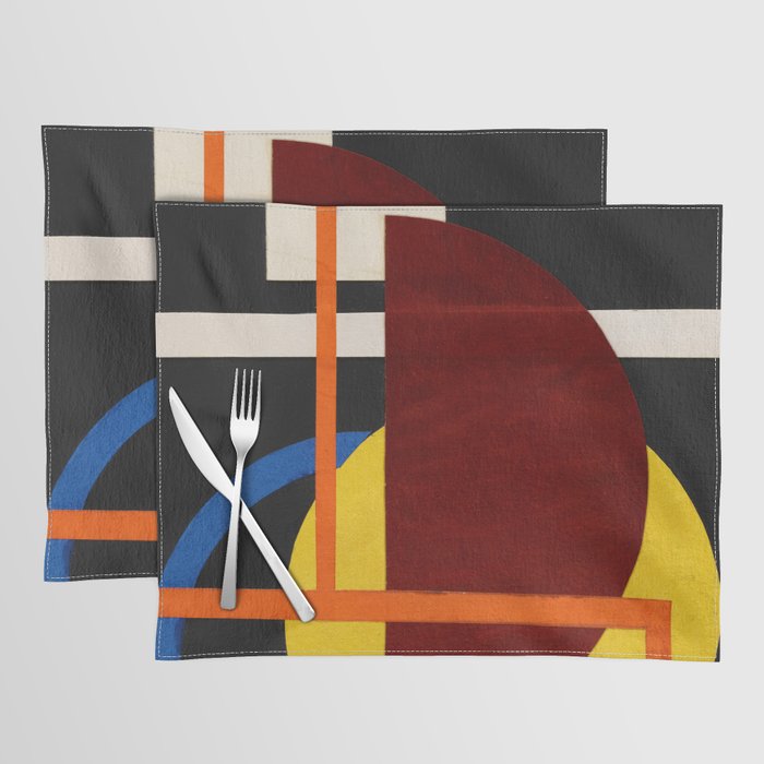 Untitled, 1922 by Laszlo Moholy-Nagy Placemat