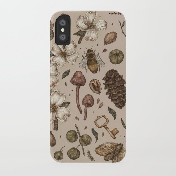 nature walks (light background) iphone case