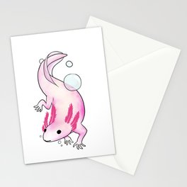 Axolotl Stationery Cards