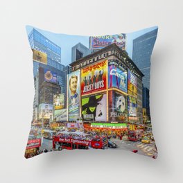 Times Square III Special Edition I Throw Pillow