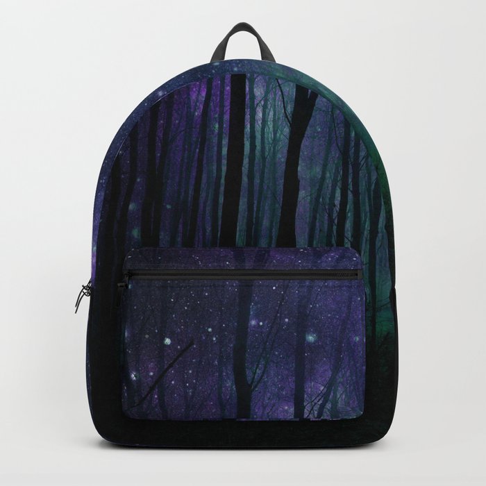 Fantasy Pathway Indigo Violet Teal Backpack